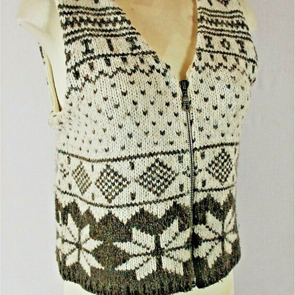 Boundary Waters womens Small sleeveless WOOL BLEND - Picture 4 of 12